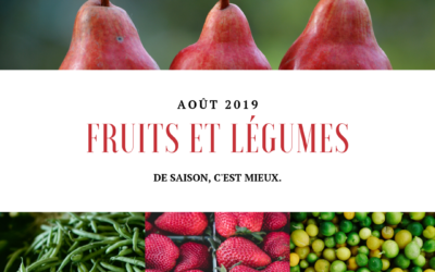 Fruits et légumes : Août
